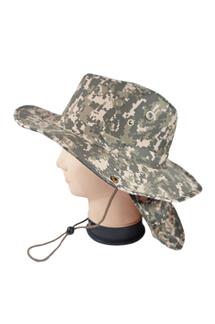 Ear Flap Boonie Bucket Hat-H1820-DIGITAL CAMOUFLAGE